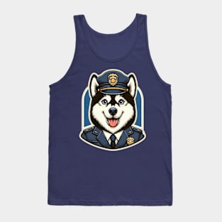 Husky Police Tank Top